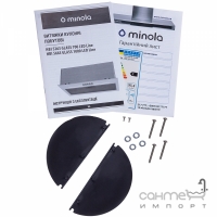 Вытяжка полновстраиваемая Minola HBI 5663 BL Glass 1000 LED Line черная