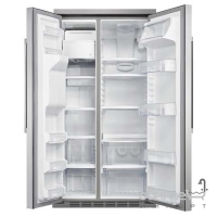 Отдельностоящий холодильник-морозильник NoFrost Kuppersbusch KE9750-0-2T нержавеющая сталь