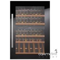 Встраиваемый винный шкаф на 52 бутылки Kuppersbusch FWK2800.0S черное стекло