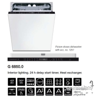 Встраиваемая посудомоечная машина на 13 комплектов посуды Kuppersbusch G6850.0V