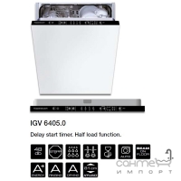 Вбудована посудомийна машина на 13 комплектів посуду Kuppersbusch IGV6405.0