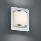 Настінний LED-світильник Trio Agento 278070107 матовий нікель/біла тканина