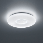 Потолочный LED-светильник c пультом и 3 режимами света Trio Reality Akina R67541101 матовый белый