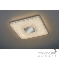 Стельовий LED-світильник з пультом та 3 режимами світла Trio Akura 628890100 хром/білий
