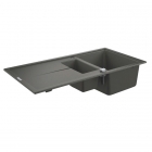 Гранітна кухонна мийка Grohe K400 31642AT0 сірий граніт