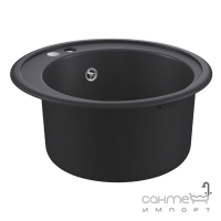 Гранітна кухонна мийка Grohe K200 31656AP0 чорний граніт