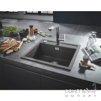 Гранітна кухонна мийка Grohe K700 31651AT0 сірий граніт