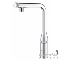 Смеситель-термостат для кухни с вытяжным изливом Grohe Essence SmartControl 31615000 хром