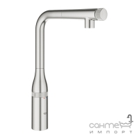 Змішувач-термостат для кухні з витяжним виливом Grohe Essence SmartControl 31615DC0 суперсталь