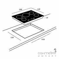 Индукционная варочная поверхность Teka Wish Maestro IR 9530 10210163 черный