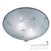 Стельовий світильник Trio Carbonado 602400206 матове скло/кристали