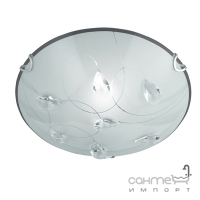 Потолочный светильник Trio Carbonado 602400106 матовое стекло/кристаллы