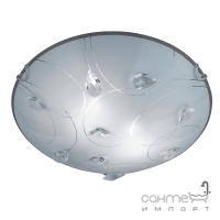 Потолочный светильник Trio Carbonado 602400206 матовое стекло/кристаллы