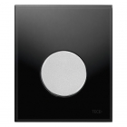 Панель змиву для пісуара скляна (чорне скло) TECE TECEloop Urinal 9242655 матовий хром