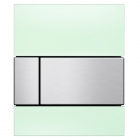 Панель смыва для писсуара TECE TECEsquare 9242804 зеленое стекло/клавиша нерж. сталь