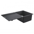 Гранітна кухонна мийка Grohe K500 31644AP0 чорний граніт