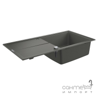 Гранітна кухонна мийка Grohe K400 31641AT0 сірий граніт