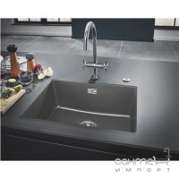Гранітна кухонна мийка Grohe K700 31655AT0 сірий граніт