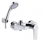 Змішувач для ванни з душовим гарнітуром Q-tap Form CRM 006 хром