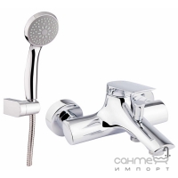 Змішувач для ванни з душовим гарнітуром Q-tap Elegance CRM 006 хром