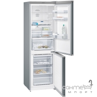 Окремий холодильник з нижньою морозильною камерою Siemens iQ300 KG36NXI306 нержавіюча сталь