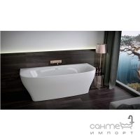 Пристінна овальна ванна Knief Aqua Plus Dream Wall 100252 round owerflow біла