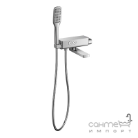 Змішувач-термостат для ванни з душовим гарнітуром Imprese Smart Click ZMK101901040 хром
