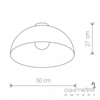 Светильник потолочный Nowodvorski Hemisphere Ceiling 6934 черный/золото