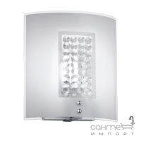 Настенный светильник Trio Cormint 204000106 белое матовое стекло/кристаллы