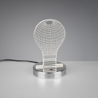 Настольная LED-лампа Trio Reality Bulb R52631106 хром