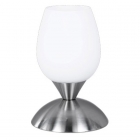 Сенсорный ночник Trio Reality Cup R59431007 матовый никель/белое стекло