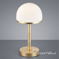 Настольная LED-лампа Trio Berlin 527590179 золото/белое стекло