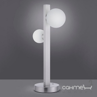 Настольная LED-лампа с дистанционным управлением Trio Dicapo RGB 550810207 матовый никель/белое стекло