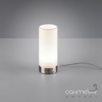 Сенсорний LED-нічник Trio Reality Emir R52460101 матовий нікель/біла тканина