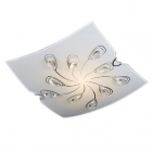 Потолочный светильник Trio Floris 604200106 матовое стекло/кристаллы