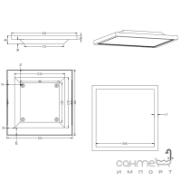 Стельовий LED-світильник Trio Future 622713007