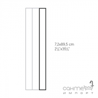 Керамогранитная декорация 22,5x90 Atlas Concorde Axi Tatami White Pine Белая