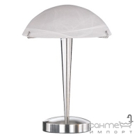 Настольная лампа Trio Henk 5925011-07 матовый никель/матовое белое стекло браш