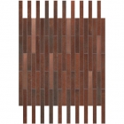 Мозаика 36,1x29,4 Atlas Concorde Blaze Mosaico Twin Corten Коричневая