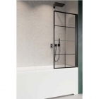Шторка для ванны Radaway NES Black PNJ I Factory 50 R 10011050-54-55R правосторонняя, прозрачное стекло