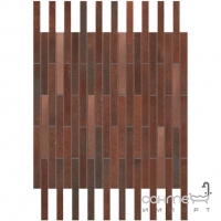 Мозаика 36,1x29,4 Atlas Concorde Blaze Mosaico Twin Corten Коричневая