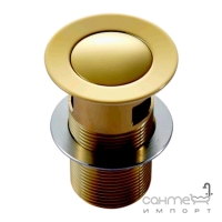 Донный клапан с переливом Imprese PP280zlato золото