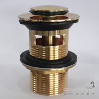 Донний клапан із переливом Imprese PP280zlato золото