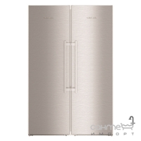 Комбінований холодильник Side-by-Side Liebherr SBSes 8773 (SKBes 4370 + SGNes 4375) (A+++) нержавіюча сталь