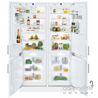Комбинированный холодильник Side-by-Side Liebherr SBS 66I3 (SICN 3386+ICBN 3386) (A++) белый