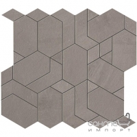 Мозаїка 31x33,5 Atlas Concorde Boost Mosaico Shapes Grey Сіра