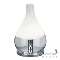Настольная лампа Trio Kingston 515300106 хром/белое стекло