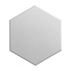 Настінна скляна плитка декор Ceramika Color Struktury 3D Hexagon Inox 10,5x12