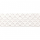 Настінна плитка Ceramika Color Visual White Ribbon 25x75