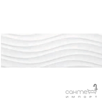 Настінна плитка Ceramika Color Snow Wave Glossy 25x75